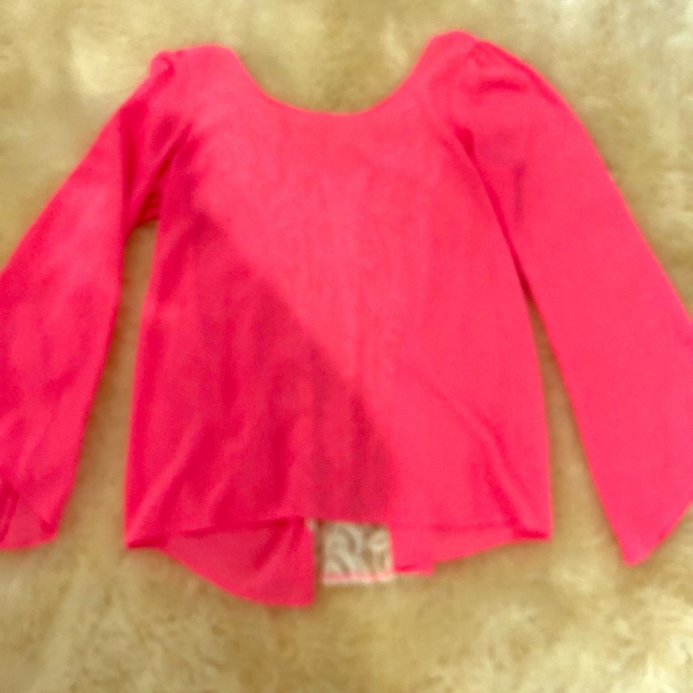 Hot pink shirt